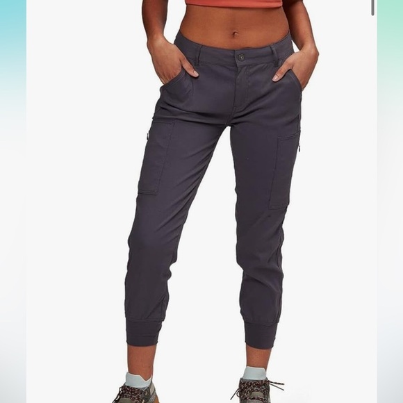 prAna Women's Sky Canyon Jogger Dark Gray Hiking Outdoors Gorpcore Size 6 - Picture 1 of 15